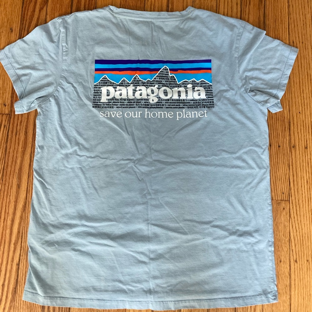 Patagonia Light Blue T-Shirt